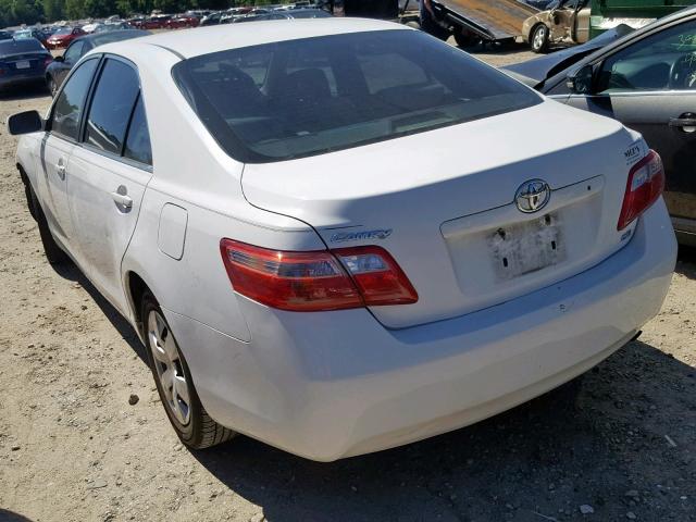 4T1BE46K57U718412 - 2007 TOYOTA CAMRY NEW WHITE photo 3