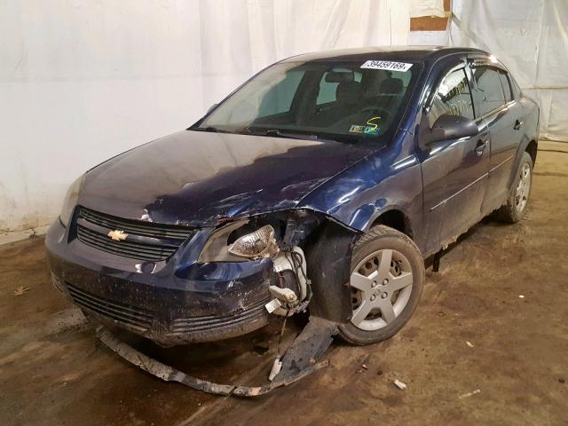 1G1AL58F287150575 - 2008 CHEVROLET COBALT LT BLUE photo 2