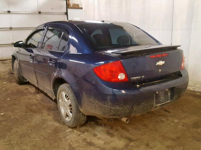 1G1AL58F287150575 - 2008 CHEVROLET COBALT LT BLUE photo 3