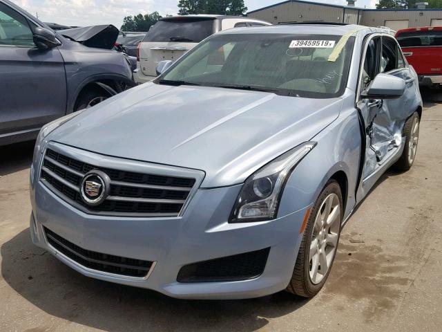 1G6AA5RX7D0130235 - 2013 CADILLAC ATS BLUE photo 2