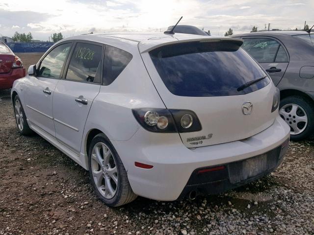 JM1BK343781171505 - 2008 MAZDA 3 HATCHBAC WHITE photo 3