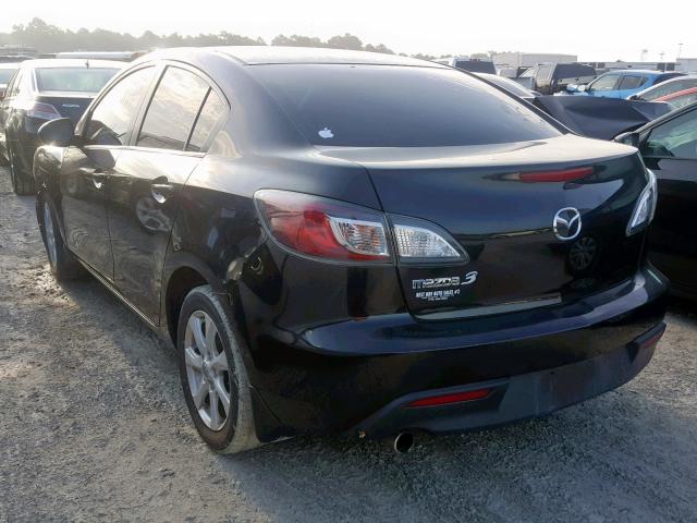 JM1BL1SF8A1132989 - 2010 MAZDA 3 I BLACK photo 3