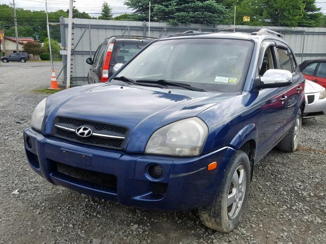 KM8JM12B86U303277 - 2006 HYUNDAI TUCSON GL BLUE photo 2