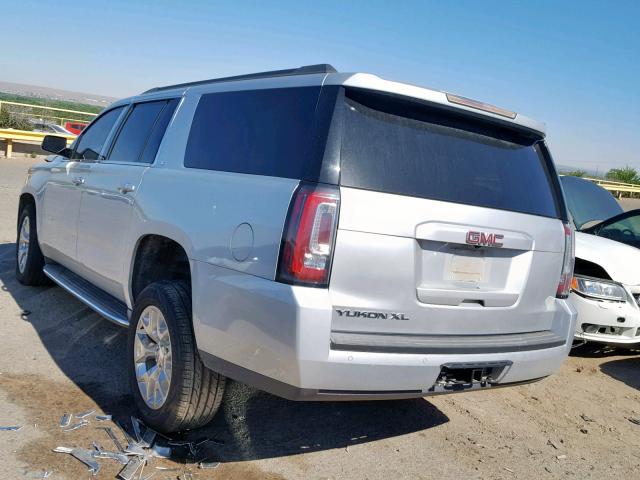 1GKS2GKC5FR278713 - 2015 GMC YUKON XL K SILVER photo 3