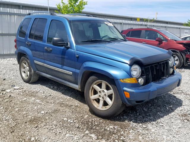 1J4GL58K75W512328 - 2005 JEEP LIBERTY LI BLUE photo 1