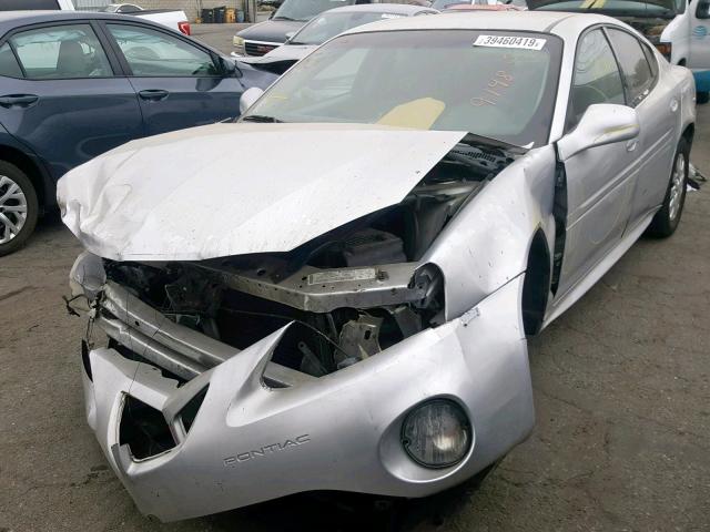 2G2WP522341249148 - 2004 PONTIAC GRAND PRIX SILVER photo 2