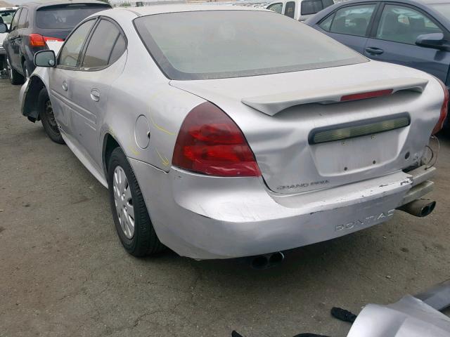 2G2WP522341249148 - 2004 PONTIAC GRAND PRIX SILVER photo 3