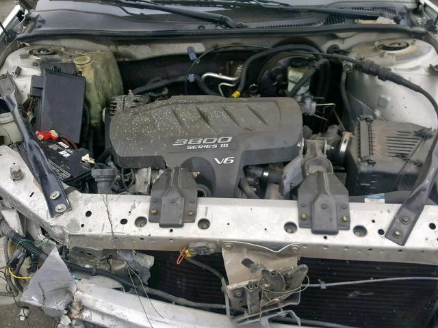 2G2WP522341249148 - 2004 PONTIAC GRAND PRIX SILVER photo 7