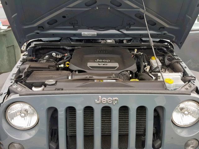 1C4AJWAG8FL687770 - 2015 JEEP WRANGLER S GRAY photo 7