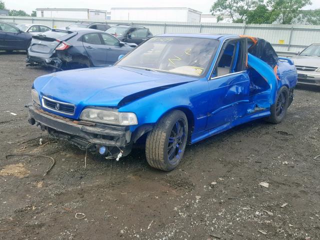JH4KA7675NC032952 - 1992 ACURA LEGEND LS BLUE photo 2