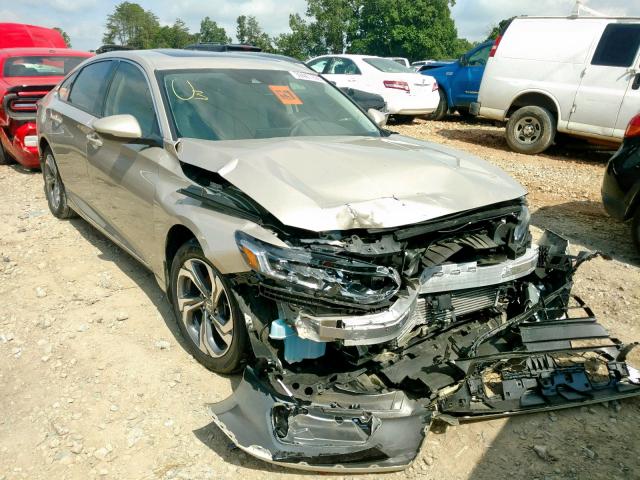 1HGCV1F55JA152912 - 2018 HONDA ACCORD EXL GOLD photo 1