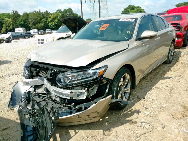 1HGCV1F55JA152912 - 2018 HONDA ACCORD EXL GOLD photo 2