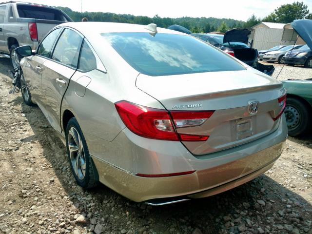 1HGCV1F55JA152912 - 2018 HONDA ACCORD EXL GOLD photo 3