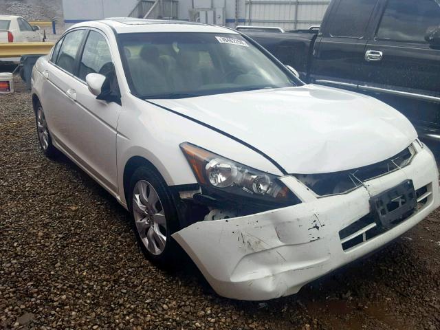 1HGCP2F86AA104135 - 2010 HONDA ACCORD EXL WHITE photo 1