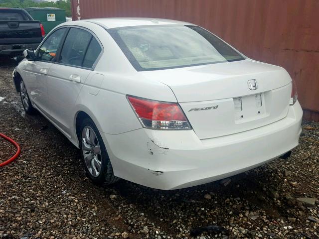 1HGCP2F86AA104135 - 2010 HONDA ACCORD EXL WHITE photo 3