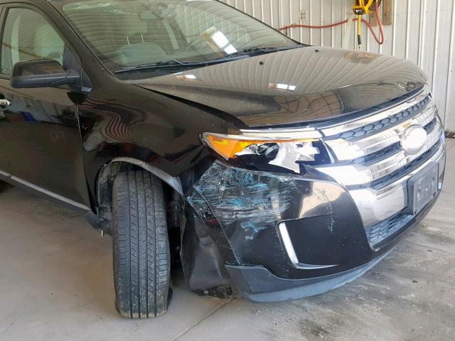 2FMDK3JC8BBB46892 - 2011 FORD EDGE SEL BLACK photo 9