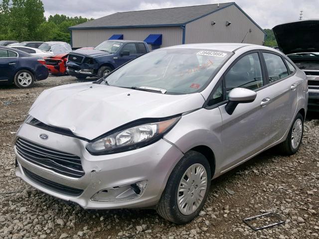 3FADP4AJ4HM161820 - 2017 FORD FIESTA S SILVER photo 2