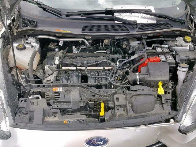 3FADP4AJ4HM161820 - 2017 FORD FIESTA S SILVER photo 7