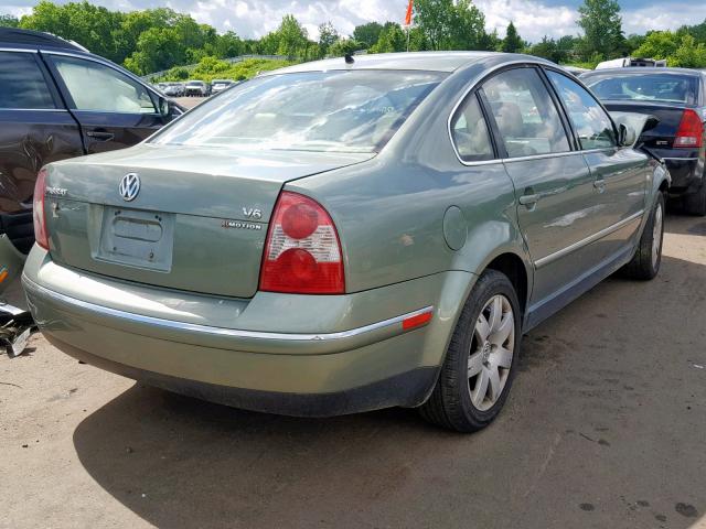 WVWTH63BX3P457898 - 2003 VOLKSWAGEN PASSAT GLX 绿色 照片 4