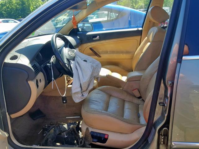 WVWTH63BX3P457898 - 2003 VOLKSWAGEN PASSAT GLX 绿色 照片 5