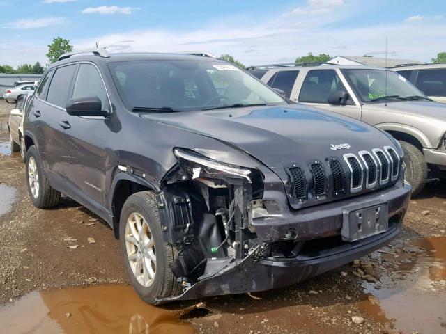 1C4PJMCS1EW318455 - 2014 JEEP CHEROKEE L GRAY photo 1