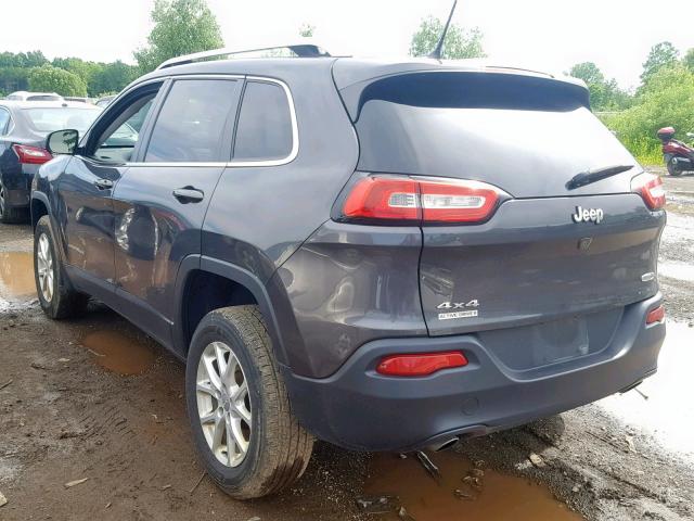 1C4PJMCS1EW318455 - 2014 JEEP CHEROKEE L GRAY photo 3