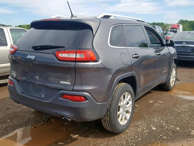 1C4PJMCS1EW318455 - 2014 JEEP CHEROKEE L GRAY photo 4