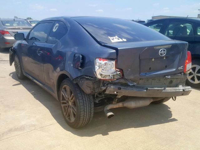 JTKJF5C71B3014802 - 2011 TOYOTA SCION TC გრაფიტი ფოტო 3