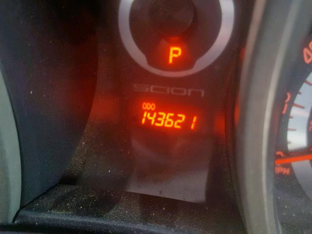 JTKJF5C71B3014802 - 2011 TOYOTA SCION TC გრაფიტი ფოტო 8