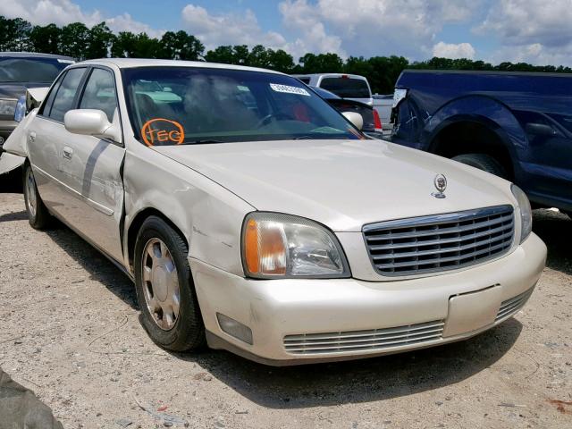 1G6KD54Y71U215382 - 2001 CADILLAC DEVILLE WHITE photo 1