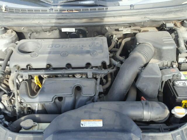 KNAFU4A22A5843818 - 2010 KIA FORTE EX GRAY photo 7