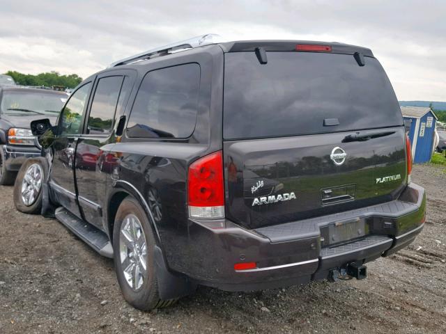 5N1AA0NE2EN609487 - 2014 NISSAN ARMADA PLA BLACK photo 3