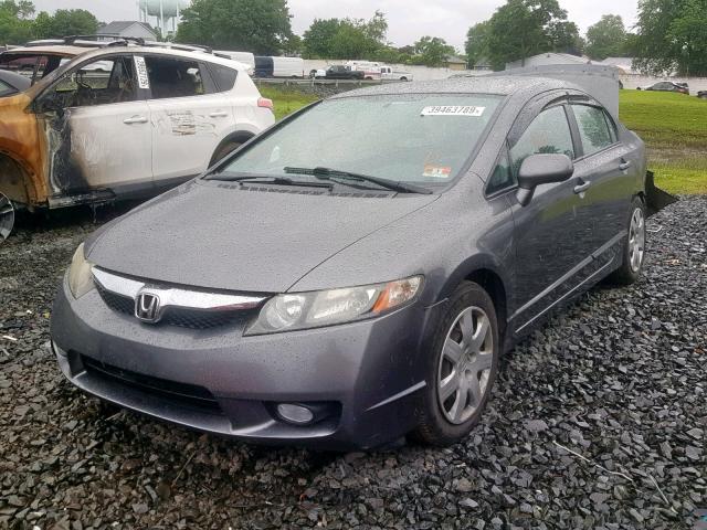 2HGFA1F67AH557527 - 2010 HONDA CIVIC LX-S Boz foto 2