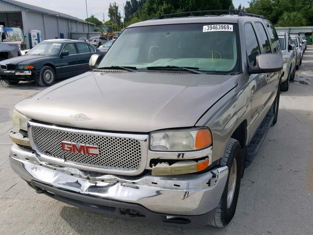 1GKEC16T21J258525 - 2001 GMC YUKON XL C GRAY photo 2