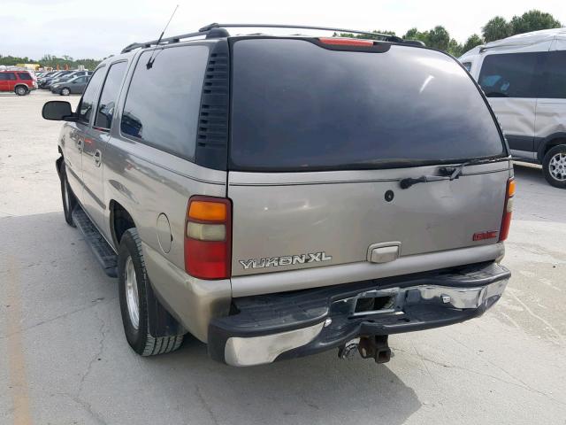 1GKEC16T21J258525 - 2001 GMC YUKON XL C GRAY photo 3