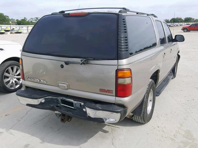 1GKEC16T21J258525 - 2001 GMC YUKON XL C GRAY photo 4