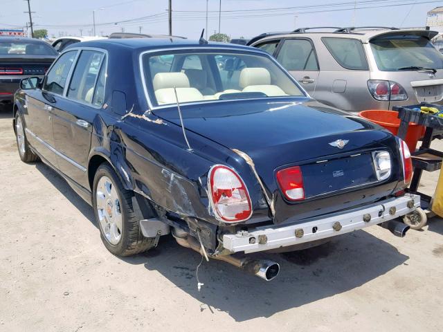 SCBLC37F23CX09163 - 2003 BENTLEY ARNAGE BLACK photo 3