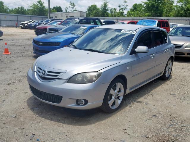 JM1BK143561468452 - 2006 MAZDA 3 HATCHBAC SILVER photo 2