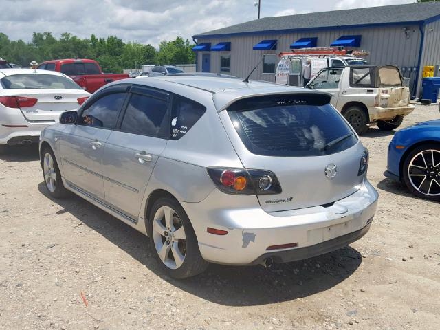 JM1BK143561468452 - 2006 MAZDA 3 HATCHBAC SILVER photo 3