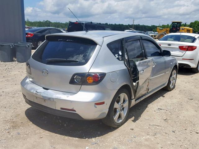 JM1BK143561468452 - 2006 MAZDA 3 HATCHBAC SILVER photo 4