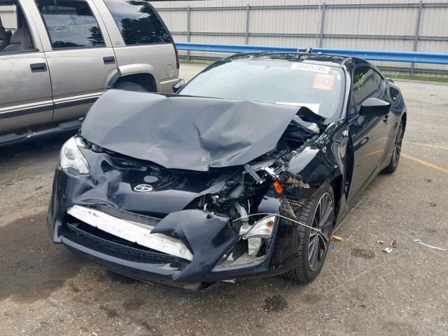 JF1ZNAA19F9705766 - 2015 TOYOTA SCION FR-S BLACK photo 2