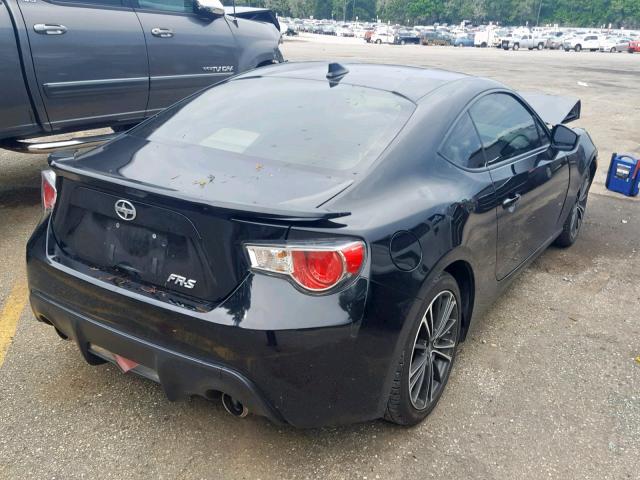 JF1ZNAA19F9705766 - 2015 TOYOTA SCION FR-S BLACK photo 4