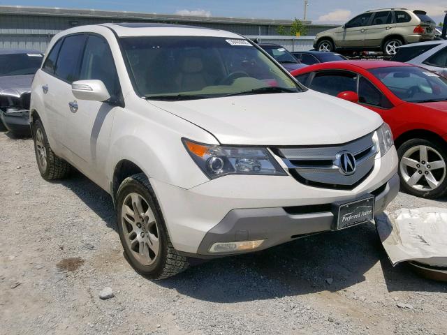 2HNYD28298H532986 - 2008 ACURA MDX WHITE photo 1