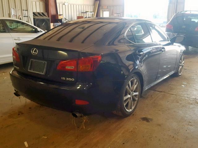 JTHBE262862002198 - 2006 LEXUS IS 350 BLACK photo 4