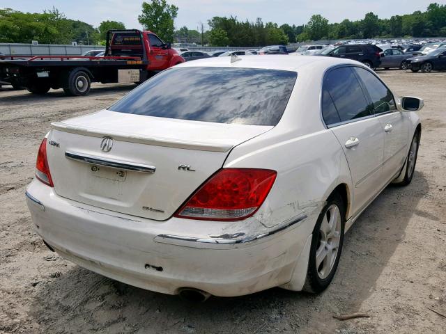 JH4KB16536C003248 - 2006 ACURA RL WHITE photo 4