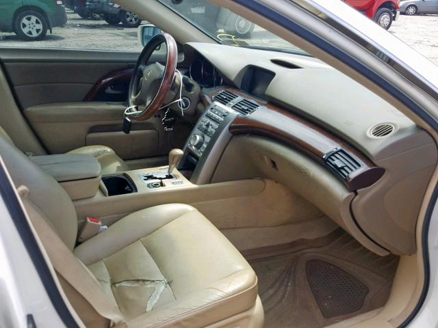 JH4KB16536C003248 - 2006 ACURA RL WHITE photo 5