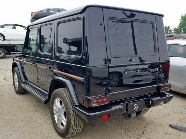 WDCYC3HF5EX220036 - 2014 MERCEDES-BENZ G 550 BLACK photo 3