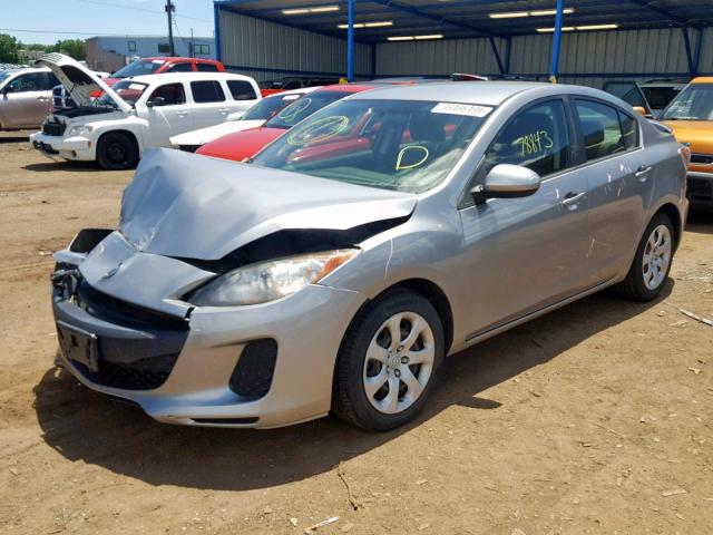 JM1BL1UF1C1501031 - 2012 MAZDA 3 I SILVER photo 2