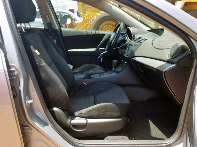 JM1BL1UF1C1501031 - 2012 MAZDA 3 I SILVER photo 5