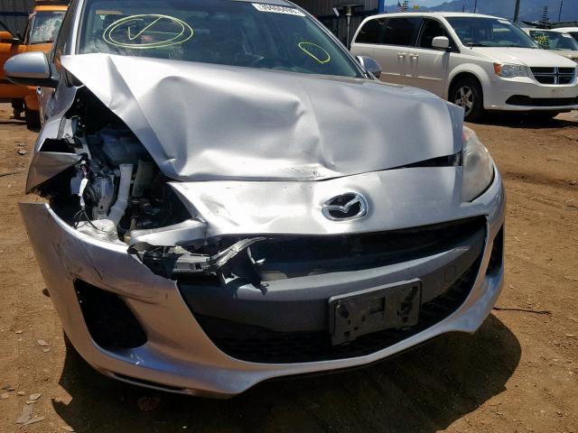 JM1BL1UF1C1501031 - 2012 MAZDA 3 I SILVER photo 9